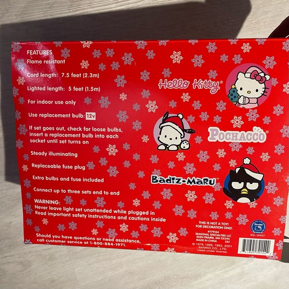 Hello Kitty Interior Holiday Lights - 10 vintage - Picture 7 of 9